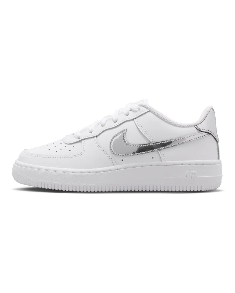 Nike Air Force 1 Schuh (ältere Kinder) - Weiß Weiß