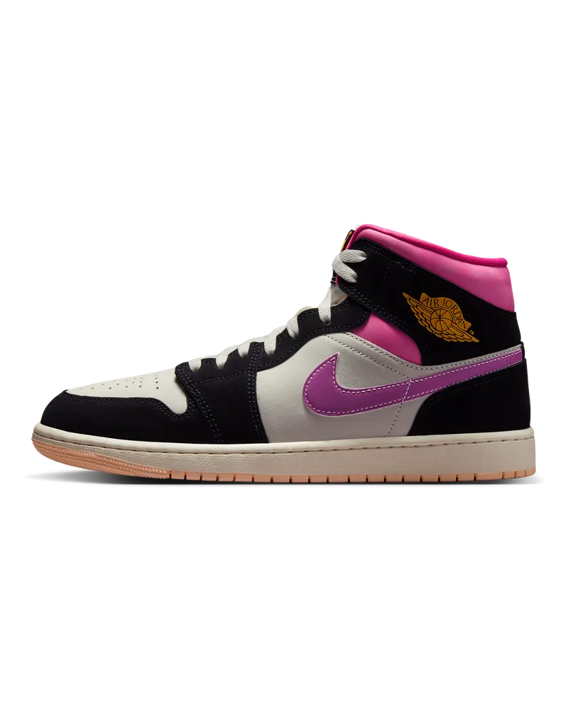 Jordan Air  1 Mid SE Schuh (Herren) - Schwarz Schwarz
