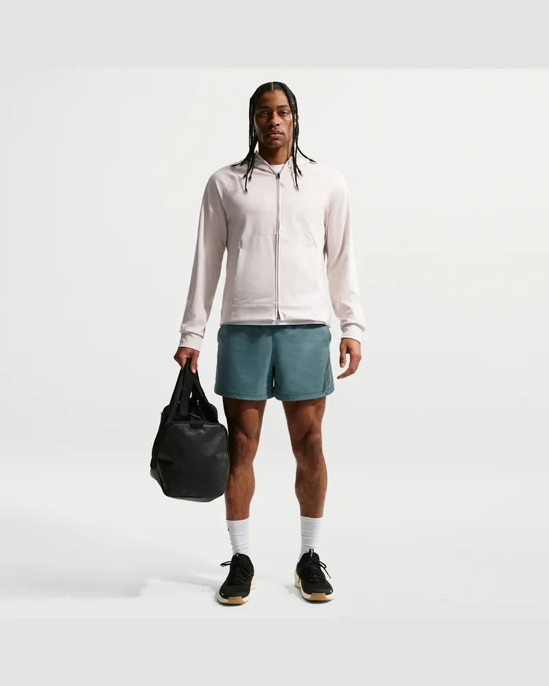 Nike N.A.C. Dri-FIT Strick-Trainingsshorts (ca. 13 cm, Herren) - Grau Grau