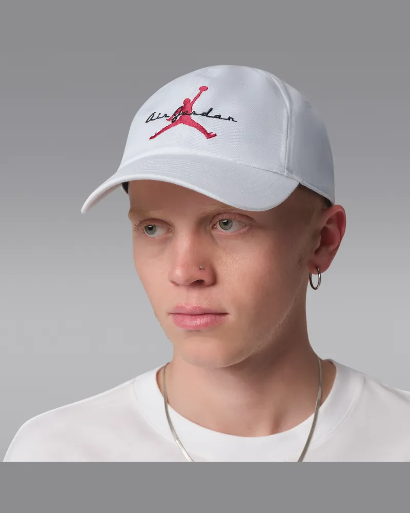 Jordan Club Cap unstrukturierte, verstellbare Cap - Weiß Weiß