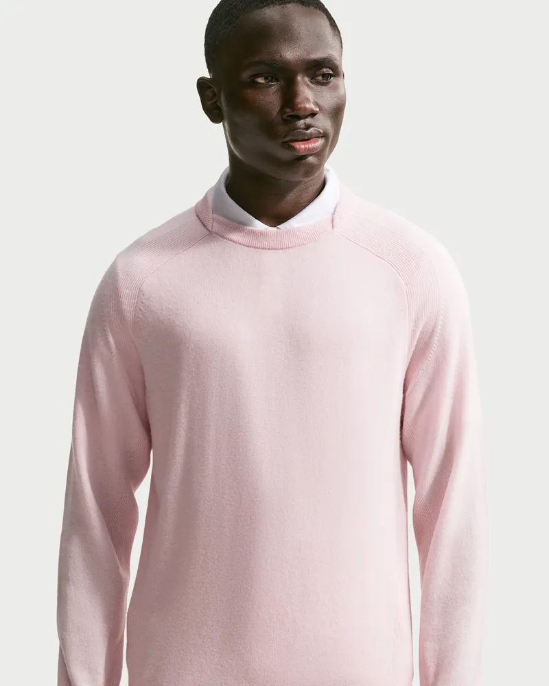 Nike Maßgeschneiderte Performance von  Golf-Oberteil mit Rundhalsausschnitt (Herren) - Pink Pink