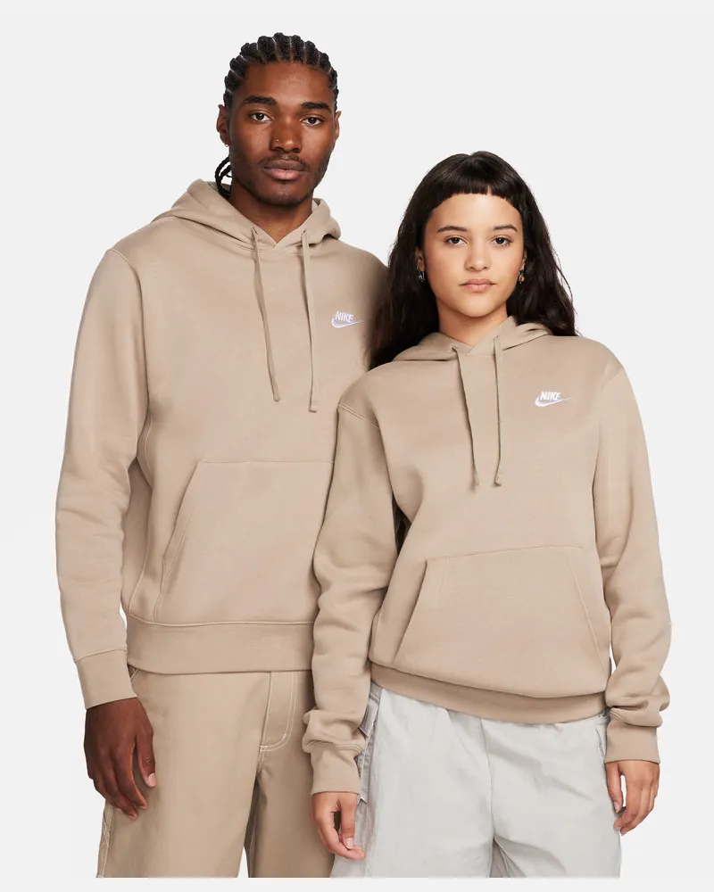 Nike Club Fleece Hoodie - Braun Braun