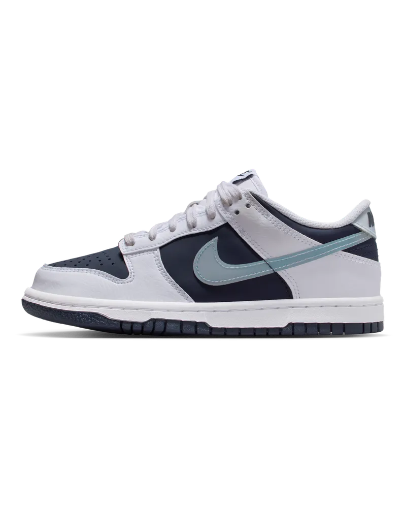Nike Dunk Low Schuh für ältere Kinder - Weiß Weiß