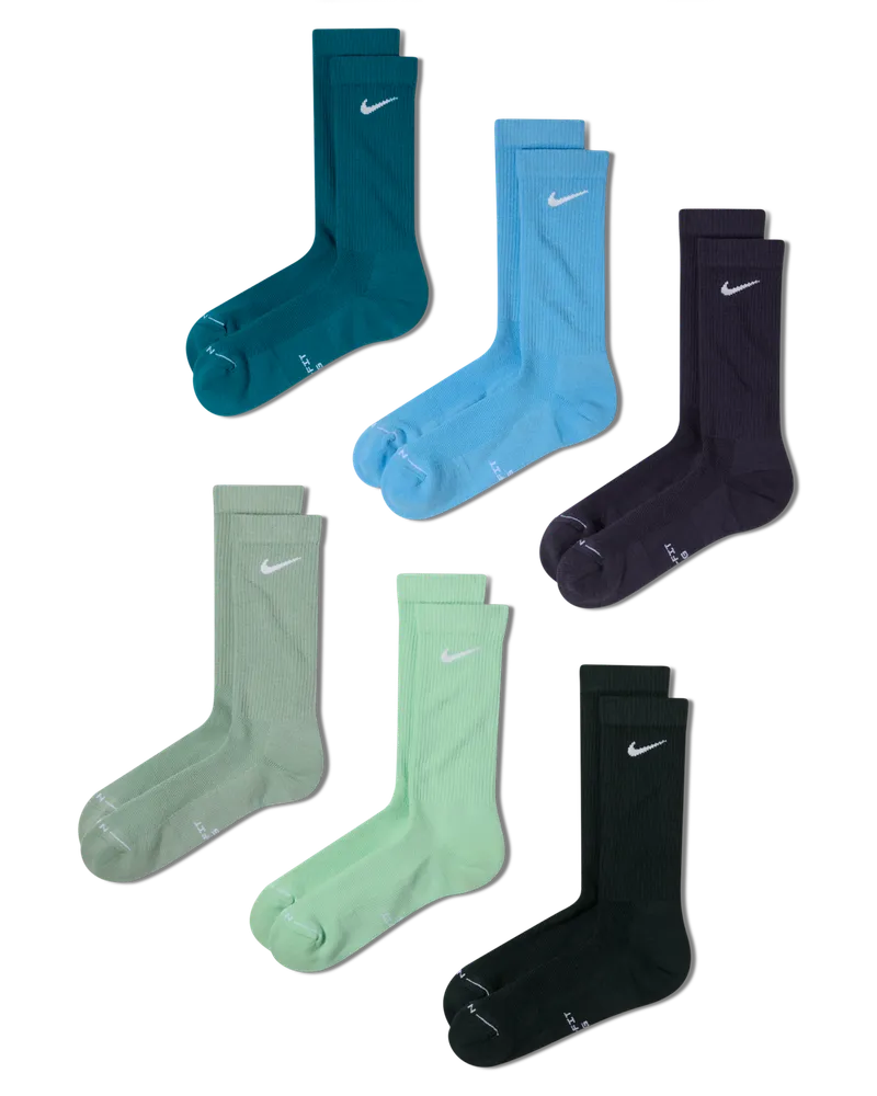 Nike Everyday Elevated Crew-Socken (6 Paar) - Multi-Color Multi-color