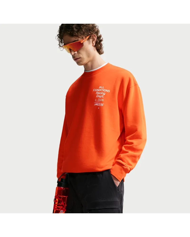 Nike ACG "Tuff Fleece" Dri-FIT Sweatshirt (Herren) - Orange Orange