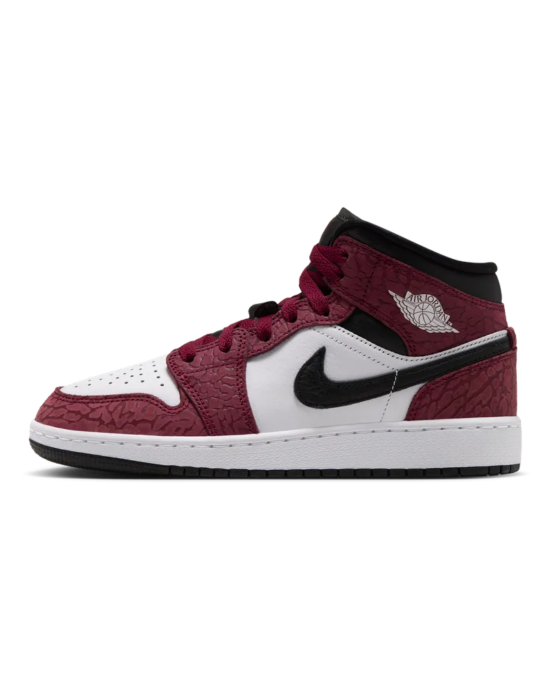 Jordan Air  1 Mid SE Schuh (ältere Kinder) - Rot Rot