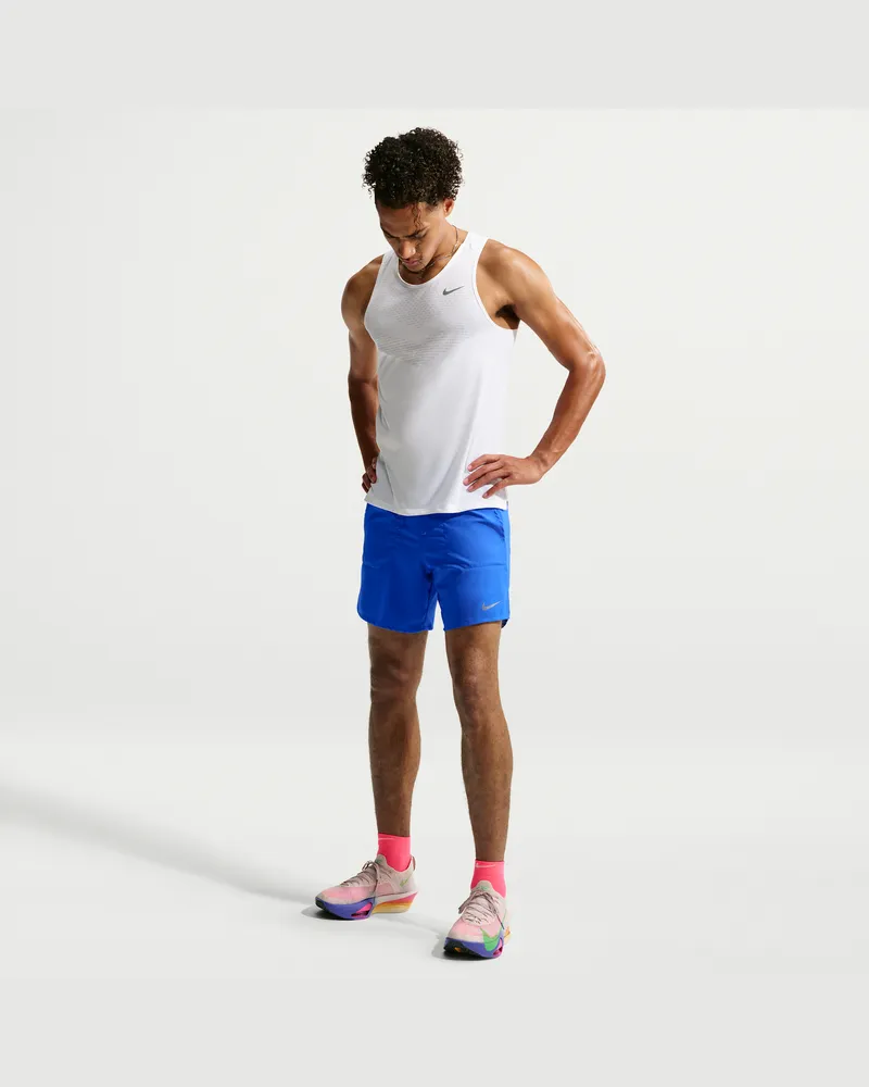 Nike Stride Dri-FIT 2-in-1-Laufshorts für Herren (ca. 18 cm) - Blau Blau