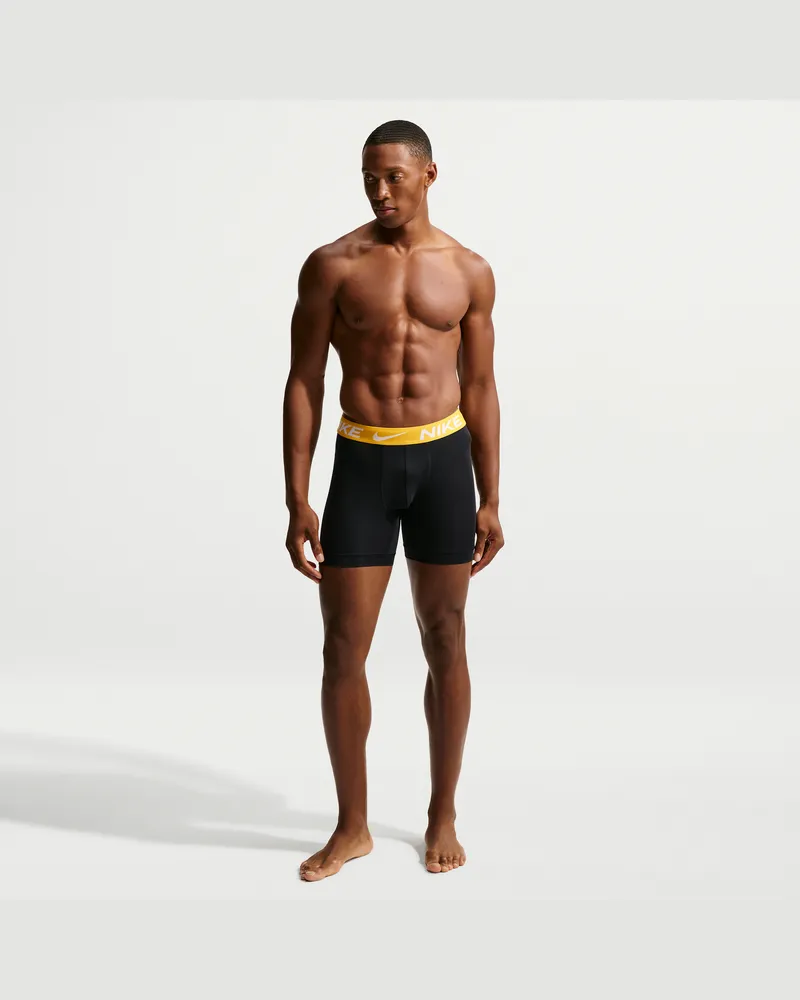 Nike Essential Micro Dri-FIT Boxershorts (5er-Pack, Herren) - Gelb Gelb