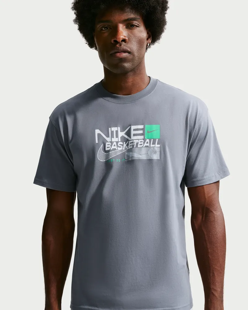 Nike Basketball-T-Shirt (Herren) - Grau Grau