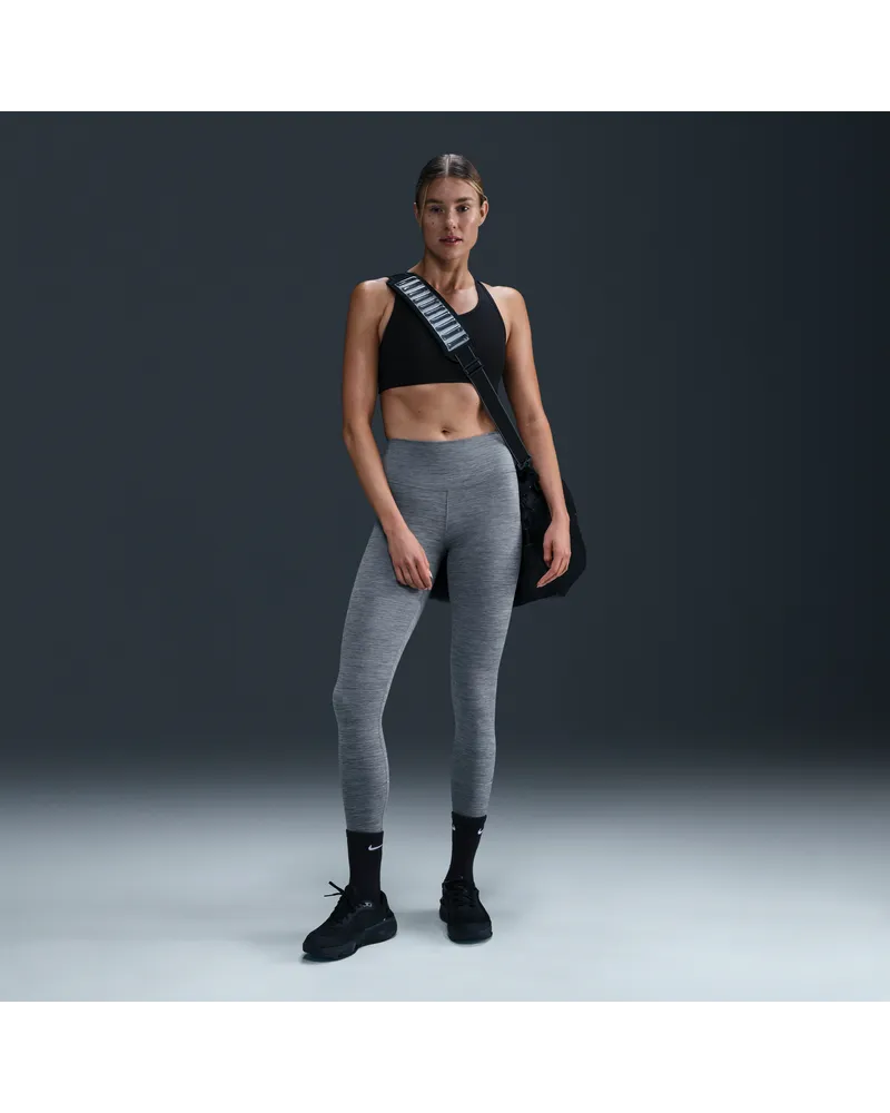 Nike One Leggings in voller Länge mit hohem Bund für Damen - Grau Grau