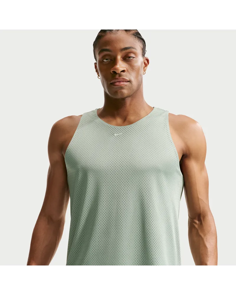 Nike Standard Issue Trainings-Basketballtrikot aus Mesh (Herren) - Grün Grün