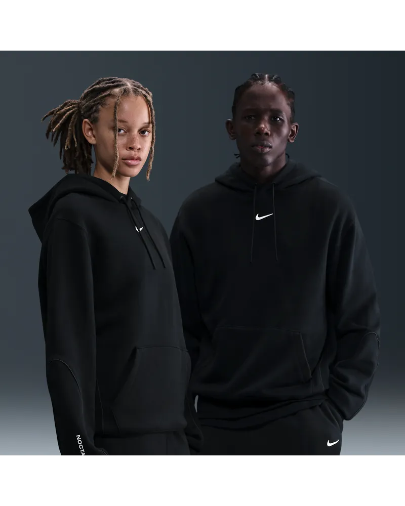 Nike NOCTA Fleece-Hoodie für Herren - Schwarz Schwarz