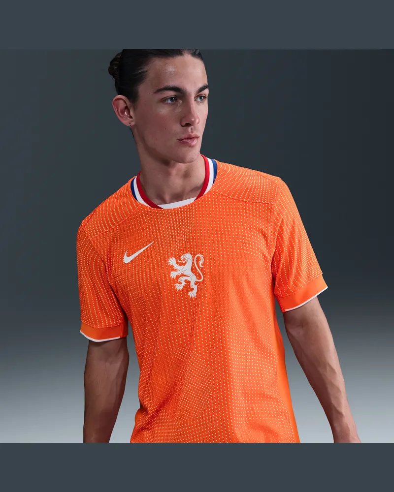 Nike Niederlande 2025 Match Home (Frauenteam)  Authentic Dri-FIT ADV Fußballtrikot (Herren) - Orange Orange