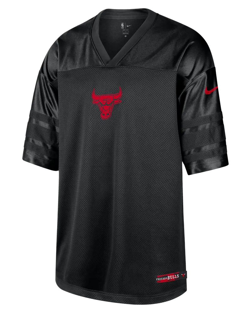 Nike Chicago Bulls Courtside  Dri-FIT NBA-Trikot für Herren - Schwarz Schwarz