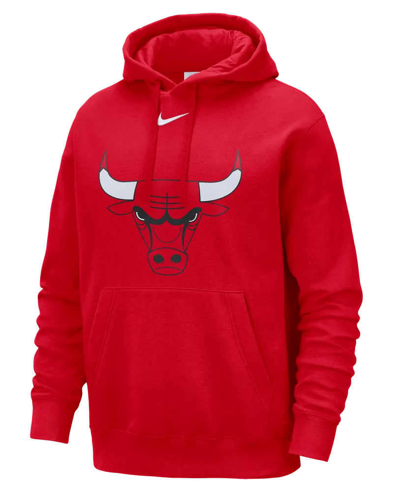 Nike Chicago Bulls Club  NBA-Hoodie für Herren - Rot Rot
