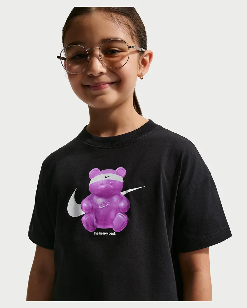 Nike Boxy­T-Shirt für ältere Kinder - Schwarz Schwarz