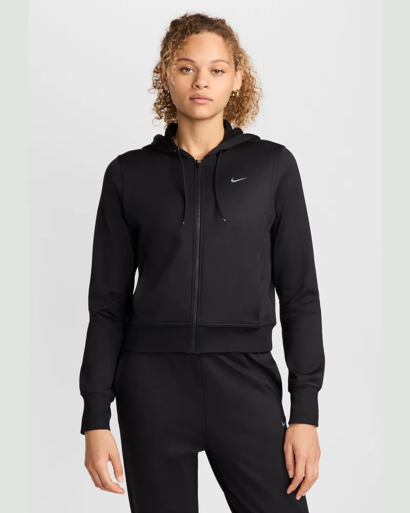 Nike Therma-FIT One Kapuzenjacke für Damen - Schwarz Schwarz