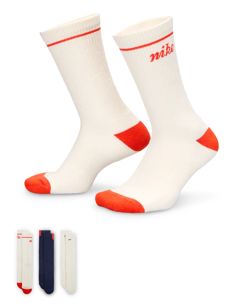 Nike Everyday Plus Cushioned Crew-Socken (3 Paar) - Multi-Color Multi-color