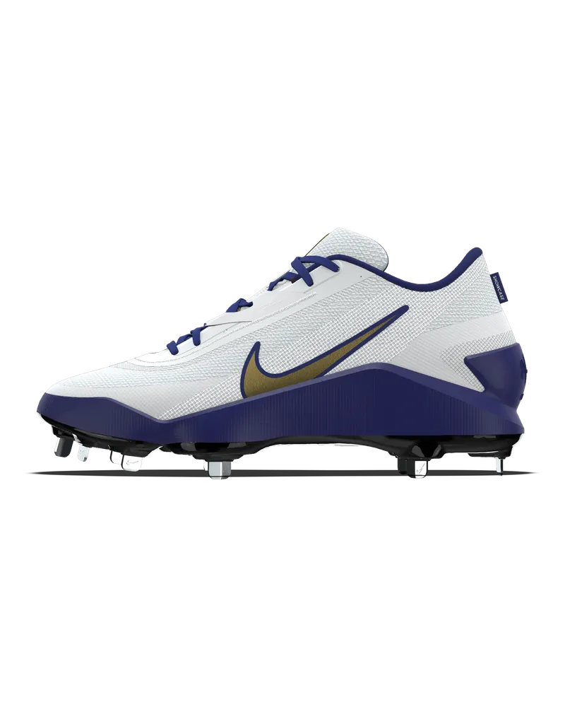 Nike Diamond Showcase By You personalisierbarer Baseballschuh mit Metallstollen - Weiß Weiß