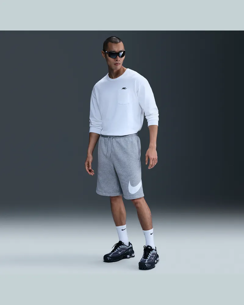 Nike Club Fleece-Shorts (Herren) - Grau Grau