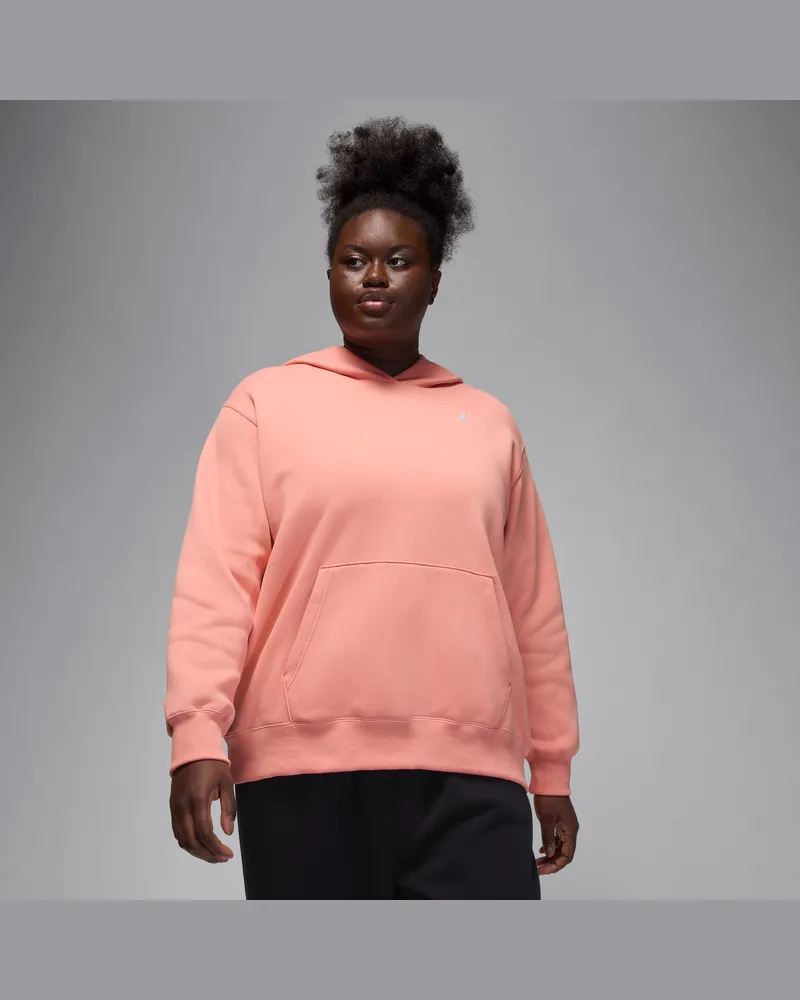 Jordan Brooklyn Fleece-Hoodie (Damen, große Größen) - Orange Orange