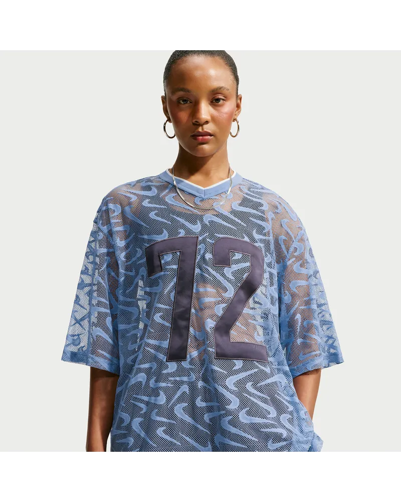 Nike Chill Lace Oversize-Trikot (Damen) - Blau Blau