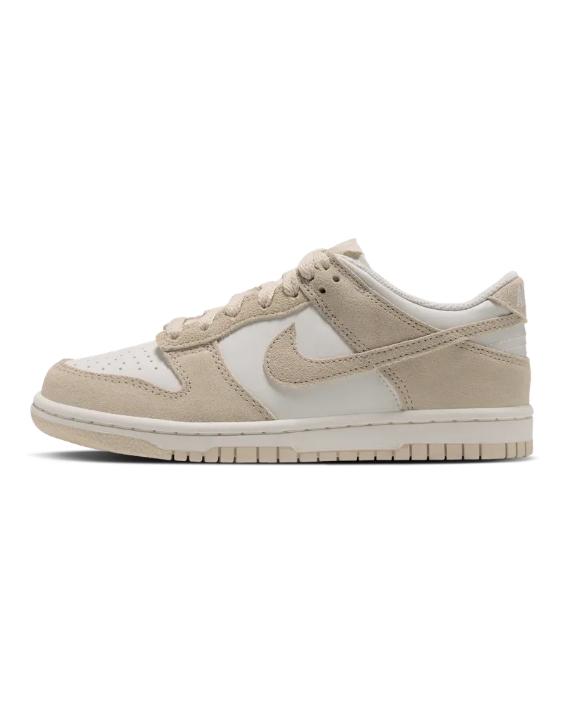 Nike Dunk Low Suede Schuhe für ältere Kinder - Grau Grau