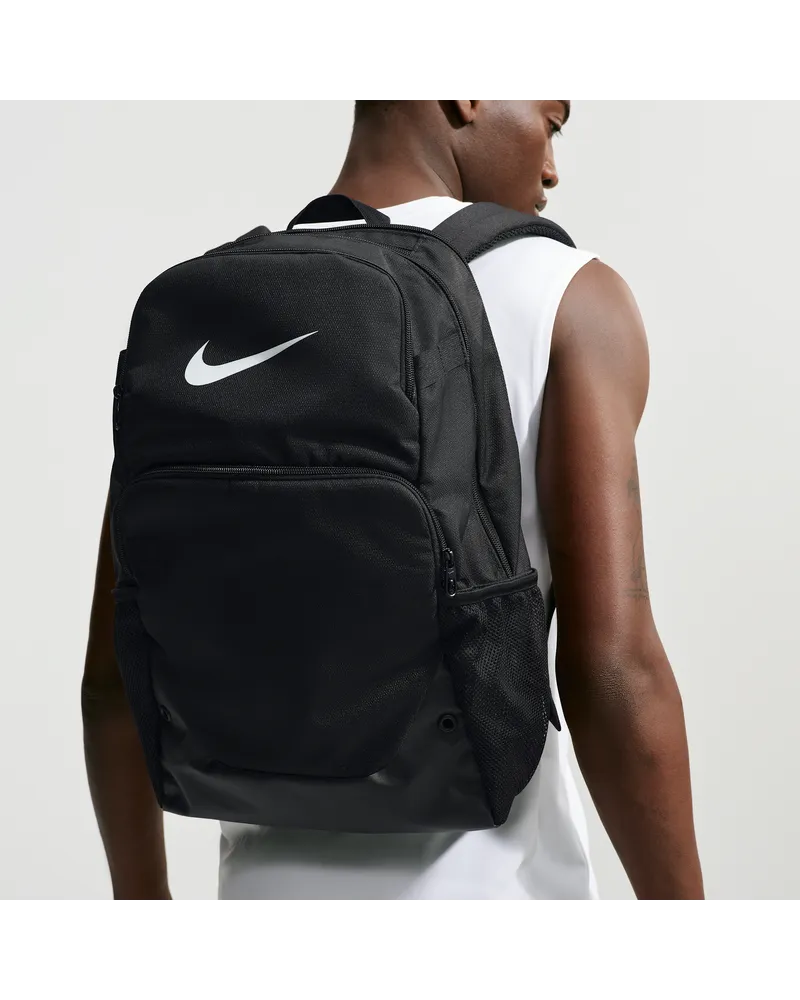 Nike Brasilia Rucksack (Größe XL, 30 l) - Schwarz Schwarz