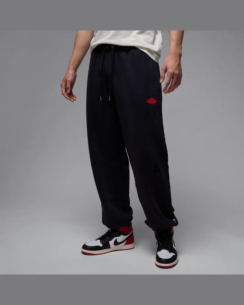 Jordan Rare Air Fleece-Hose (Herren) - Schwarz Schwarz