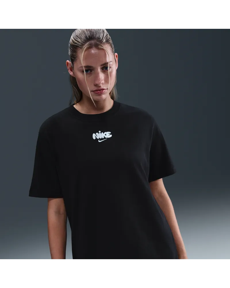 Nike Sportswear T-Shirt (Damen) - Schwarz Schwarz