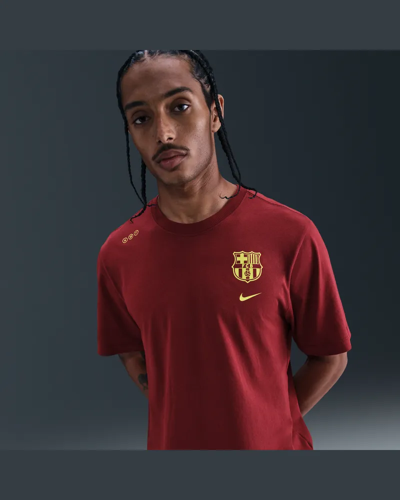 Nike FC Barcelona  Fußball-T-Shirt (Herren) - Rot Rot