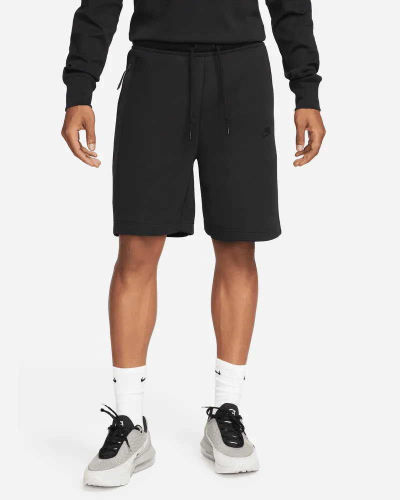 Nike Sportswear Tech Fleece Herrenshorts - Schwarz Schwarz