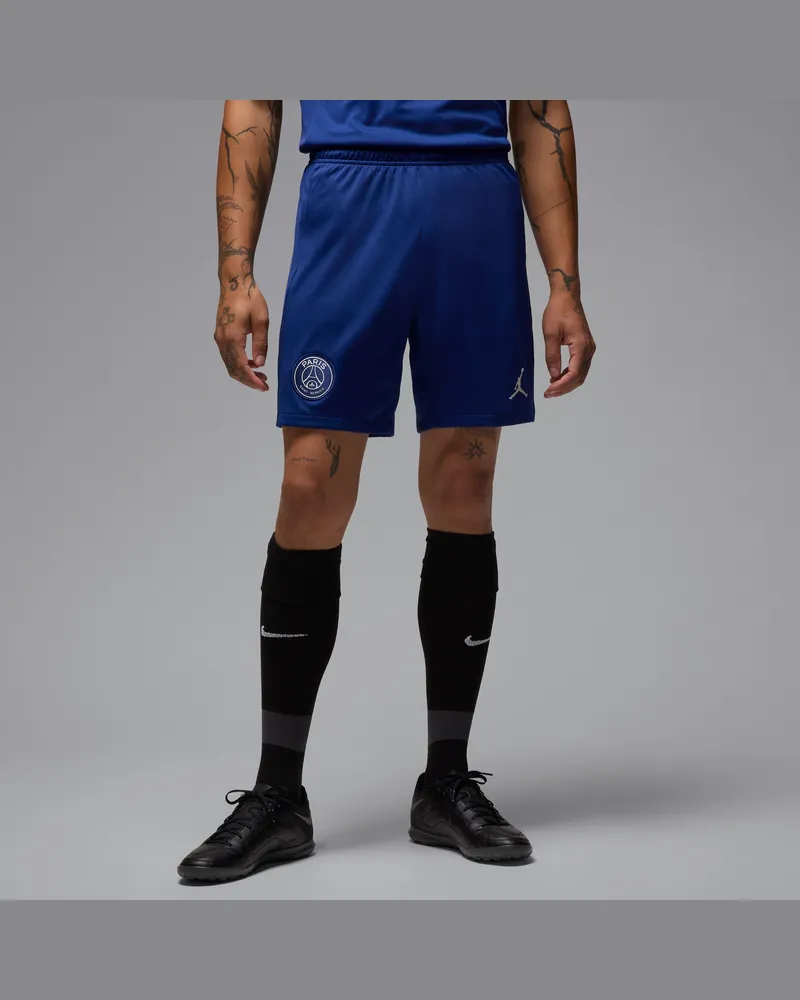Jordan Paris Saint-Germain 2025 Stadium Fourth  Dri-FIT Replika-Fußballshorts (Herren) - Blau Blau