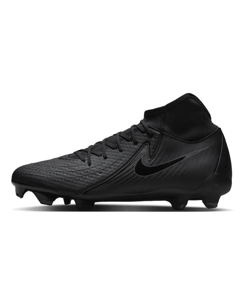 Nike Phantom Luna 2 Academy MG High-Top-Fußballschuhe - Schwarz Schwarz