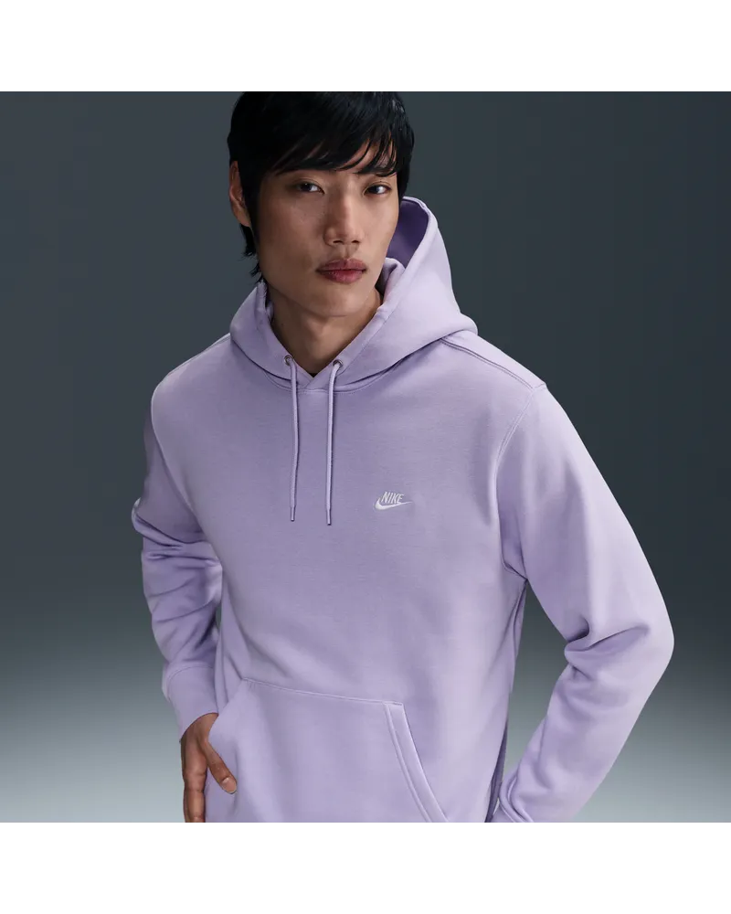 Nike Club Fleece-Hoodie (Herren) - Lila Lila
