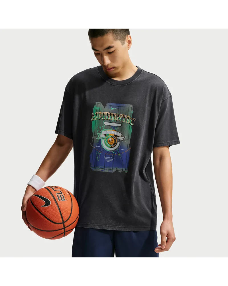 Nike Basketball-T-Shirt (Herren) - Schwarz Schwarz