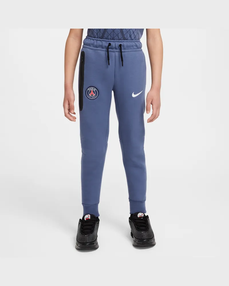 Nike Paris Saint-Germain Tech  Football Fleece-Hose (ältere Kinder) (Jungen) - Blau Blau