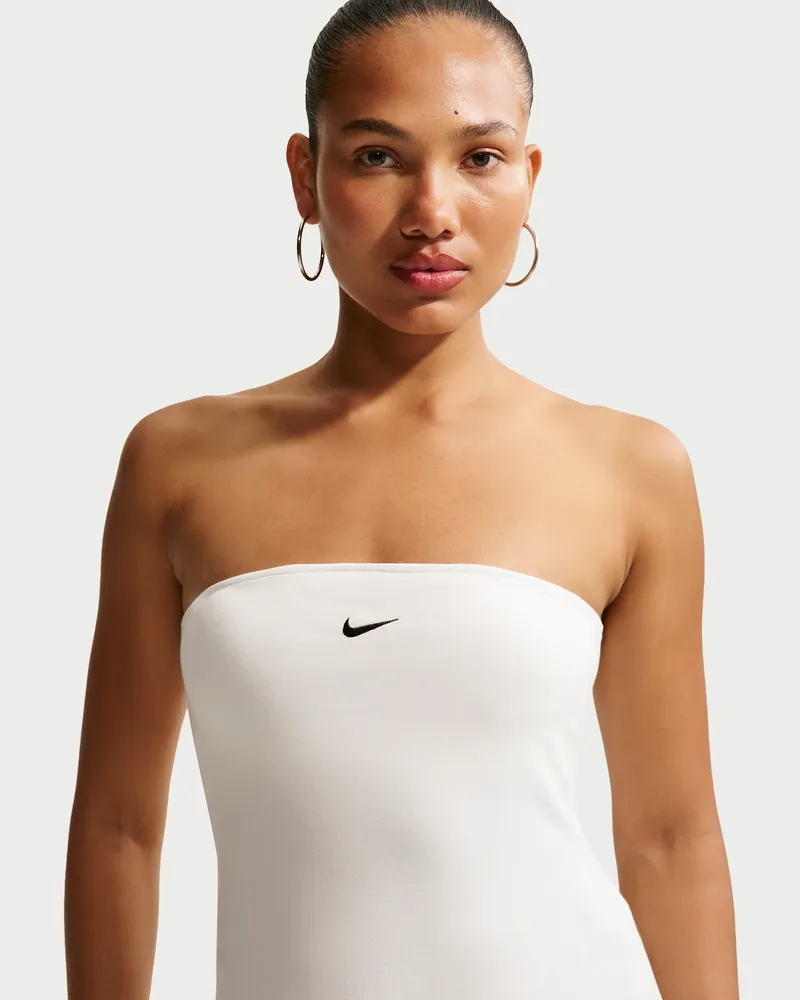 Nike eng anliegendes Tube-Top (Damen) - Weiß Weiß