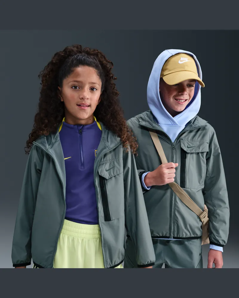 Nike Sportswear City Utility Jacke (ältere Kinder) - Grau Grau
