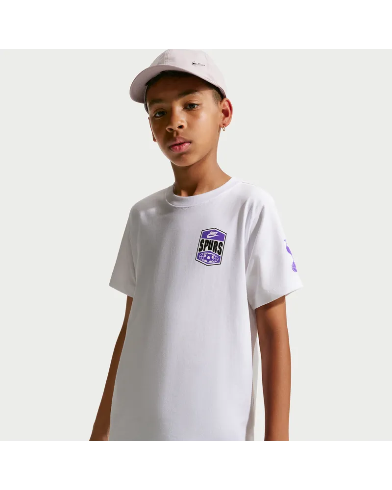 Nike Tottenham Hotspur Premier Fußball-T-Shirt (ältere Kinder) - Weiß Weiß