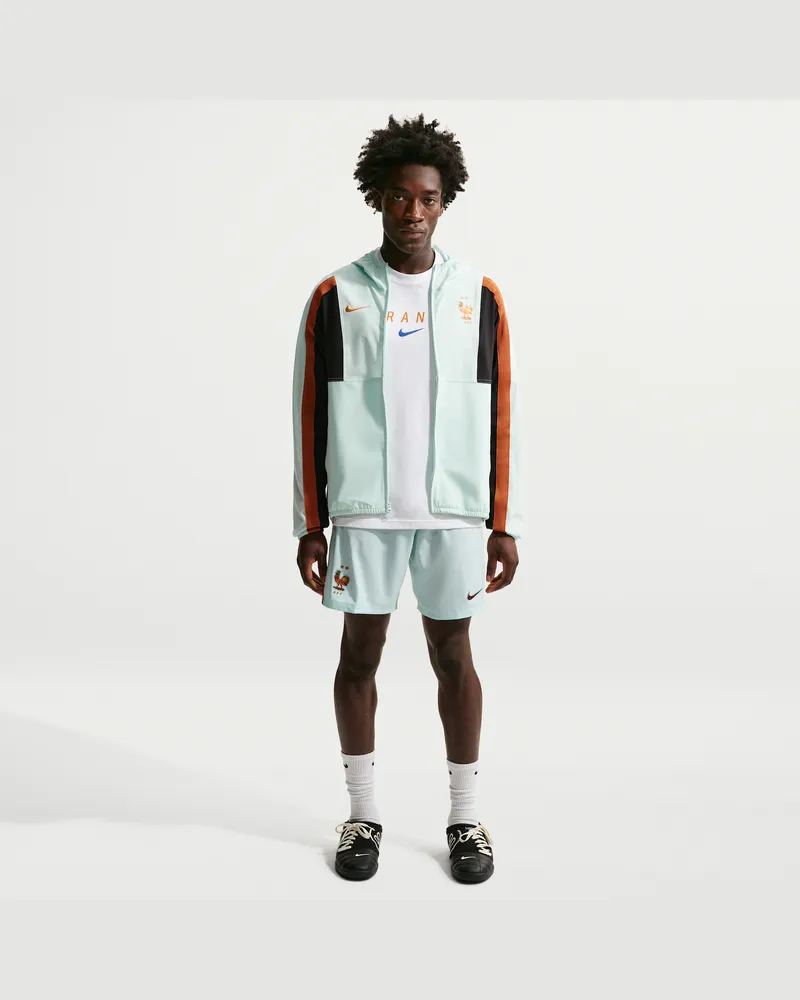 Nike FFF 2026 Auswärtsstadion  Dri-FIT Replika Fußballshorts für Herren - Grün Grün