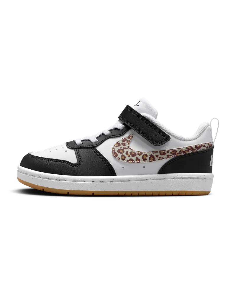 Nike Court Borough Low Schuh für jüngere Kinder - Schwarz Schwarz