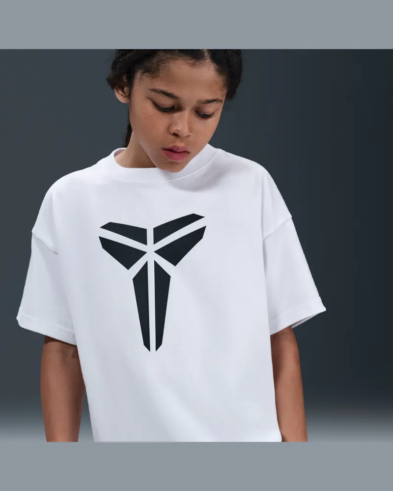 Nike Kobe Max90 T-Shirt mit Dri-FIT-Technologie (ältere Kinder) - Weiß Weiß