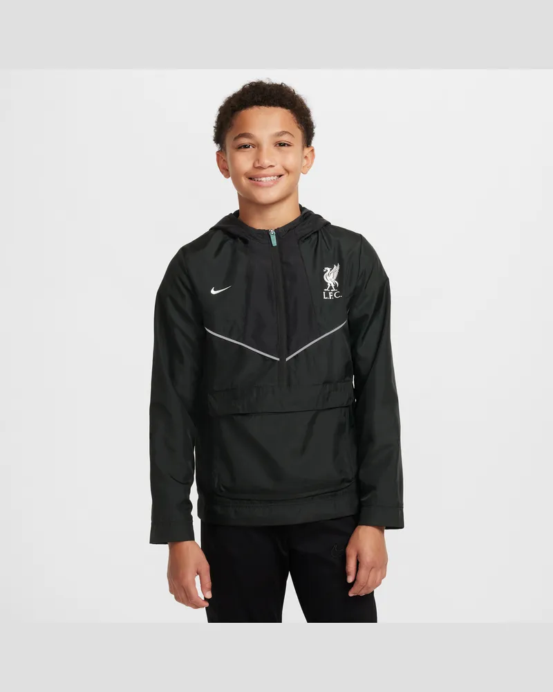 Nike FC Liverpool Amplify Windrunner  Football-Anorak (ältere Kinder, Jungen) - Grün Grün
