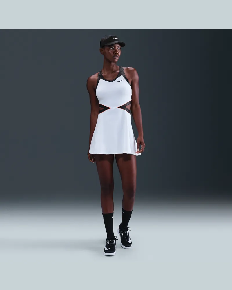 Nike Court Slam Dri-FIT Tenniskleid (Damen) - Weiß Weiß