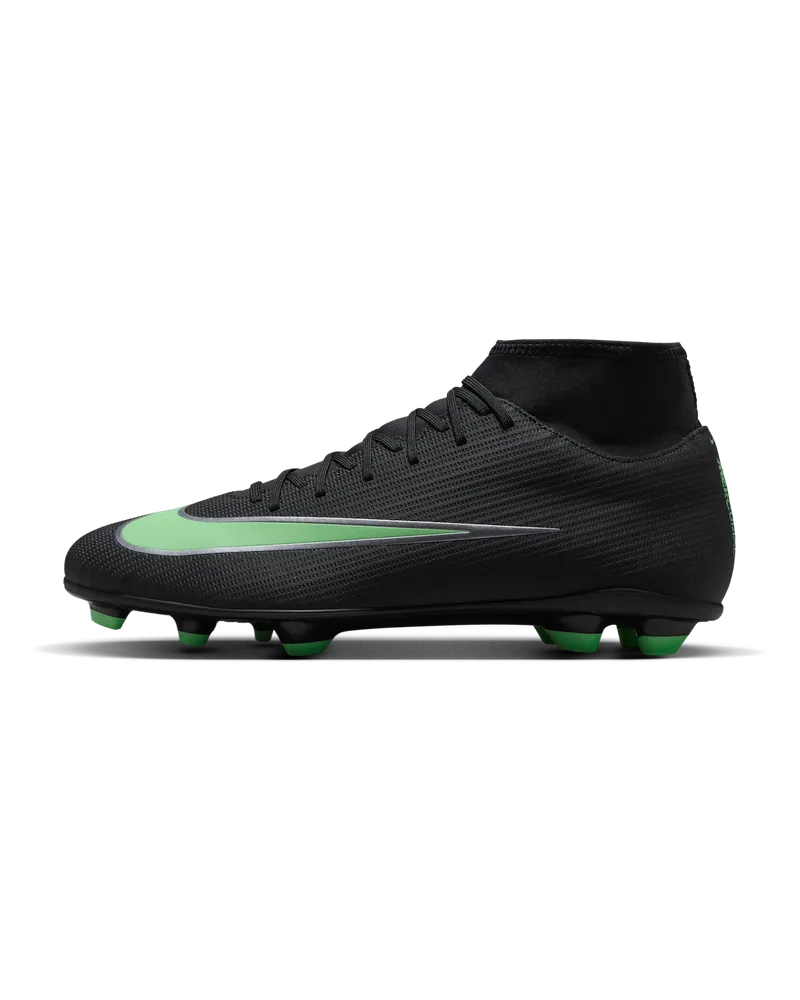 Nike Mercurial Superfly 11 Club High-Top-Fußballschuh für verschiedene Böden - Schwarz Schwarz
