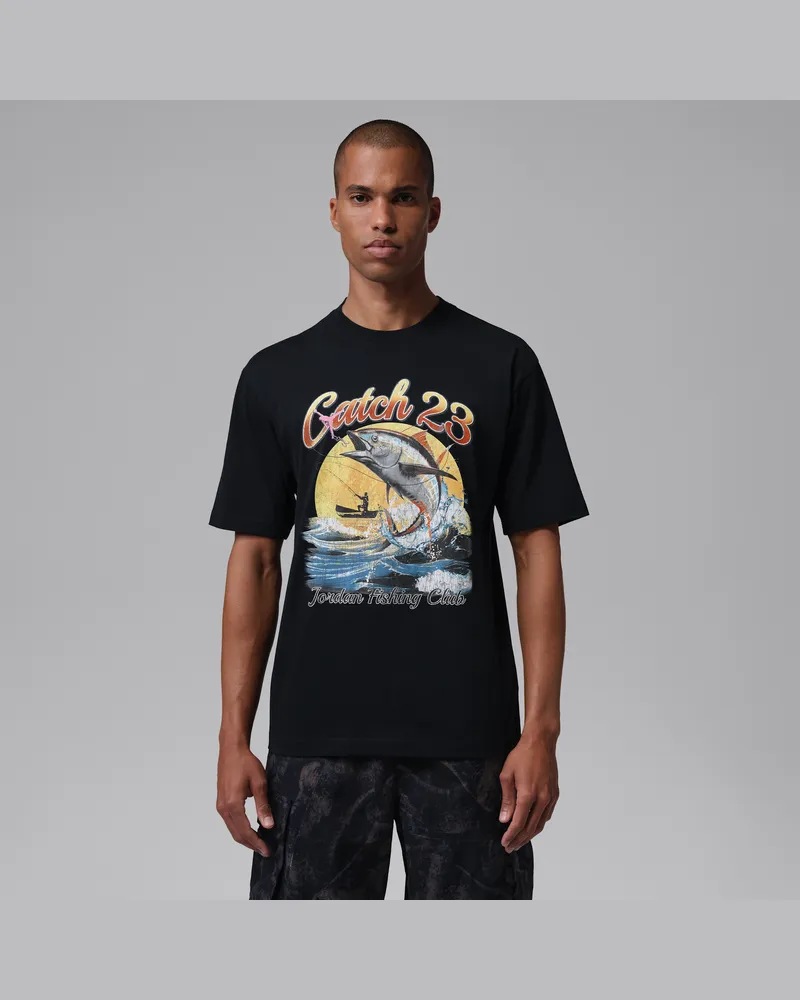 Jordan Men-T-Shirt mit Grafik - Schwarz Schwarz