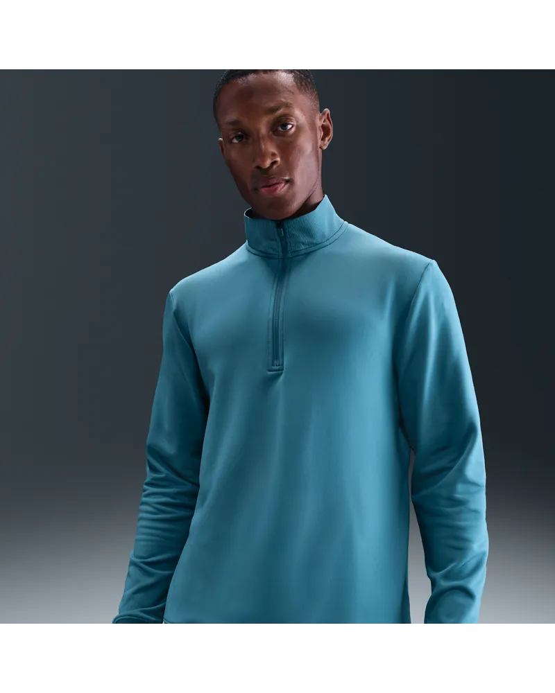 Nike Tour Golfoberteil mit Halbreißverschluss (Herren) - Blau Blau