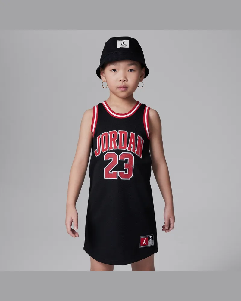 Jordan Jersey-Kleid 23 (jüngere Kinder) - Schwarz Schwarz