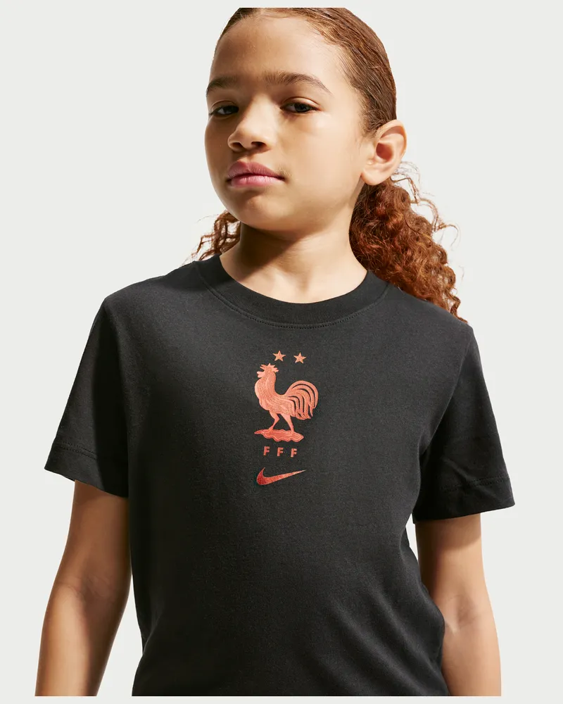 Nike FFF Fußball-T-Shirt für ältere Kinder - Schwarz Schwarz